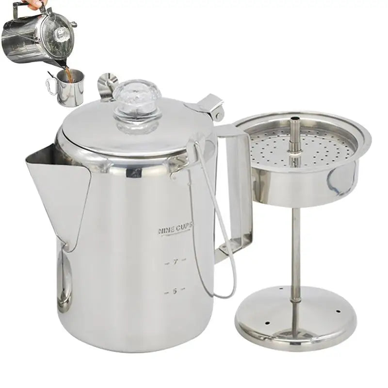 Camping Percolator Coffee Pot