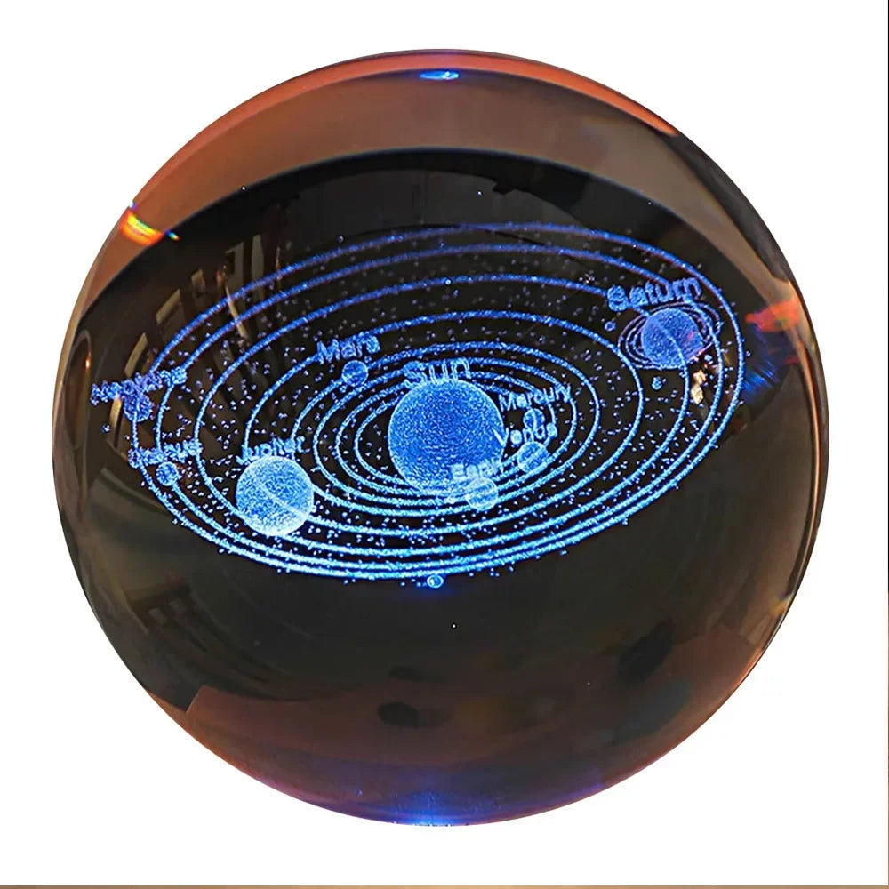 Glowing Galaxy Crystal Ball Night Lights