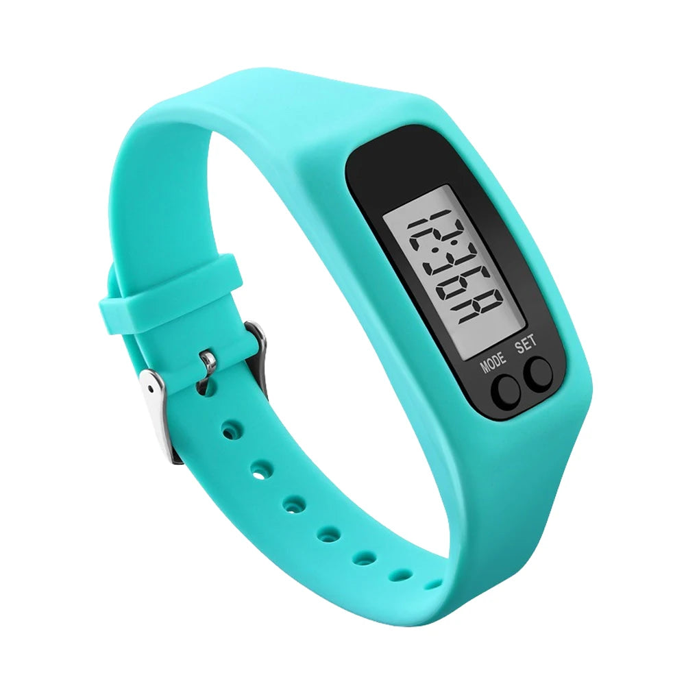 LED Pedometer Wrist Bracelet Calorie Counter