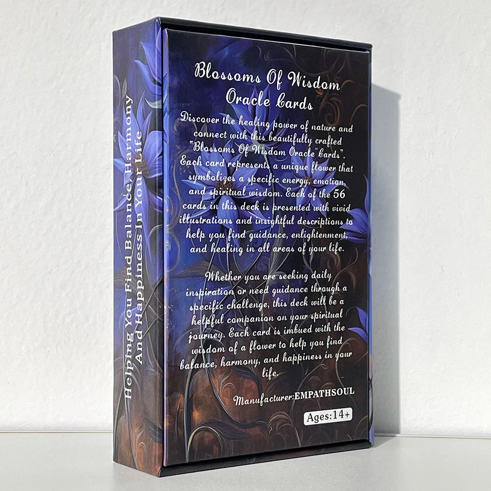 Blossoms of Wisdom Oracle Cards with PDF Guidebook