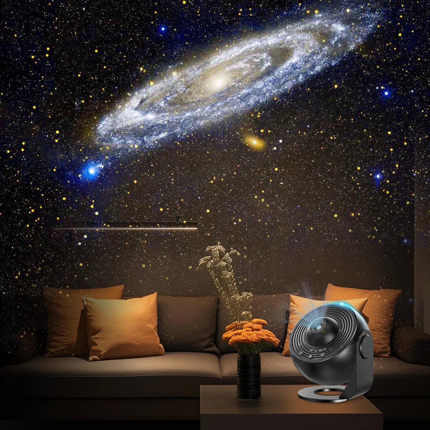 Galaxy Projector, Planetarium Star Projector Realistic Starry Sky Night Light, Solar System Constellation Moon for Children's Bedroom