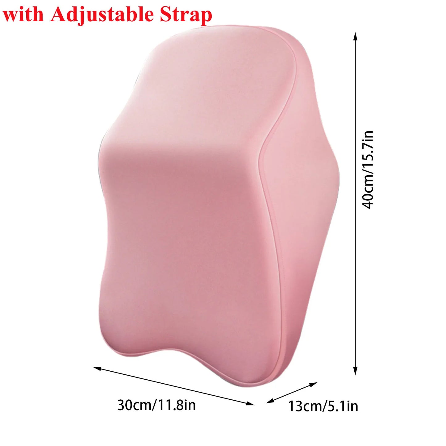 Memory Foam Neck Pillow Car Comfortable Seat Supports Lumbar Backrest Car Seat Headrest Cushion Pads For Neck Pain Relief