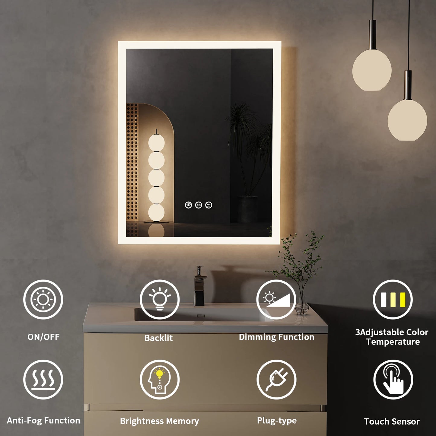 LED Lighted Mirror