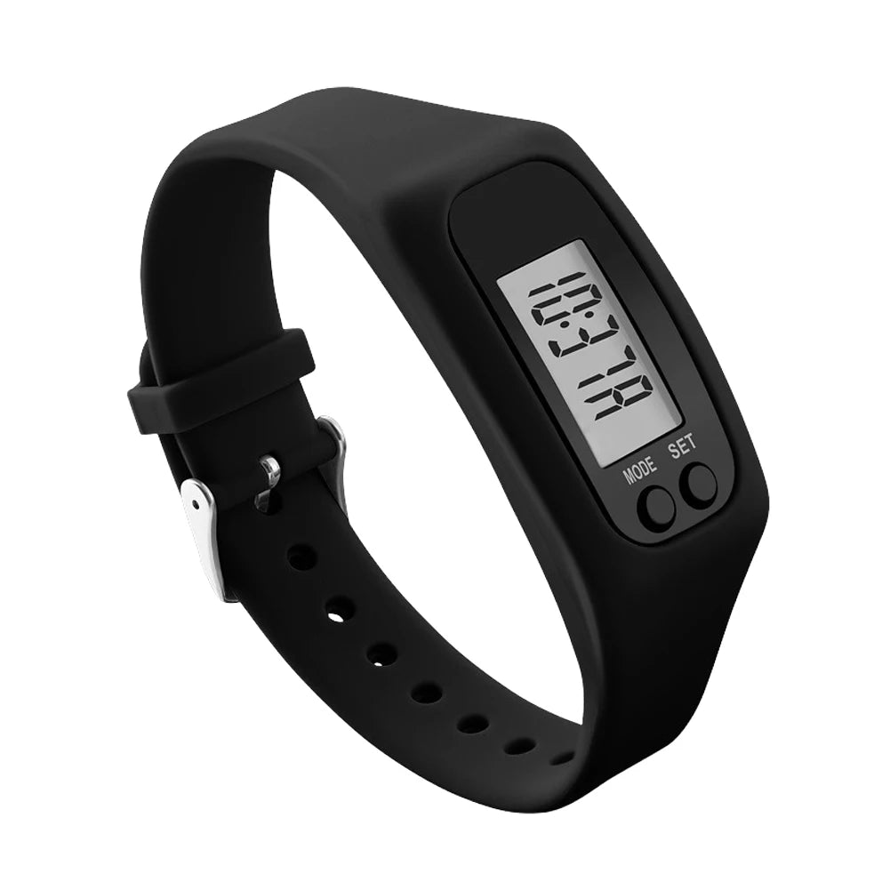 LED Pedometer Wrist Bracelet Calorie Counter
