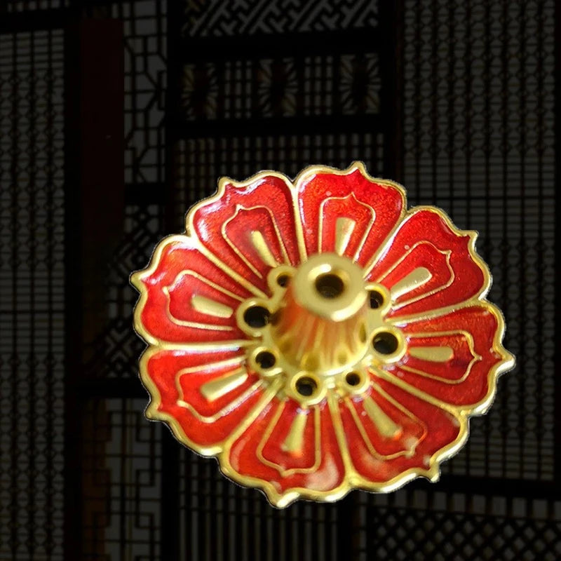 Copper Lotus Burner