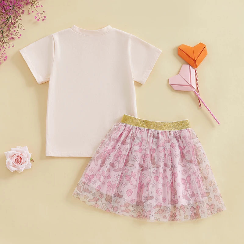 Girls Short Sleeve Summer Set