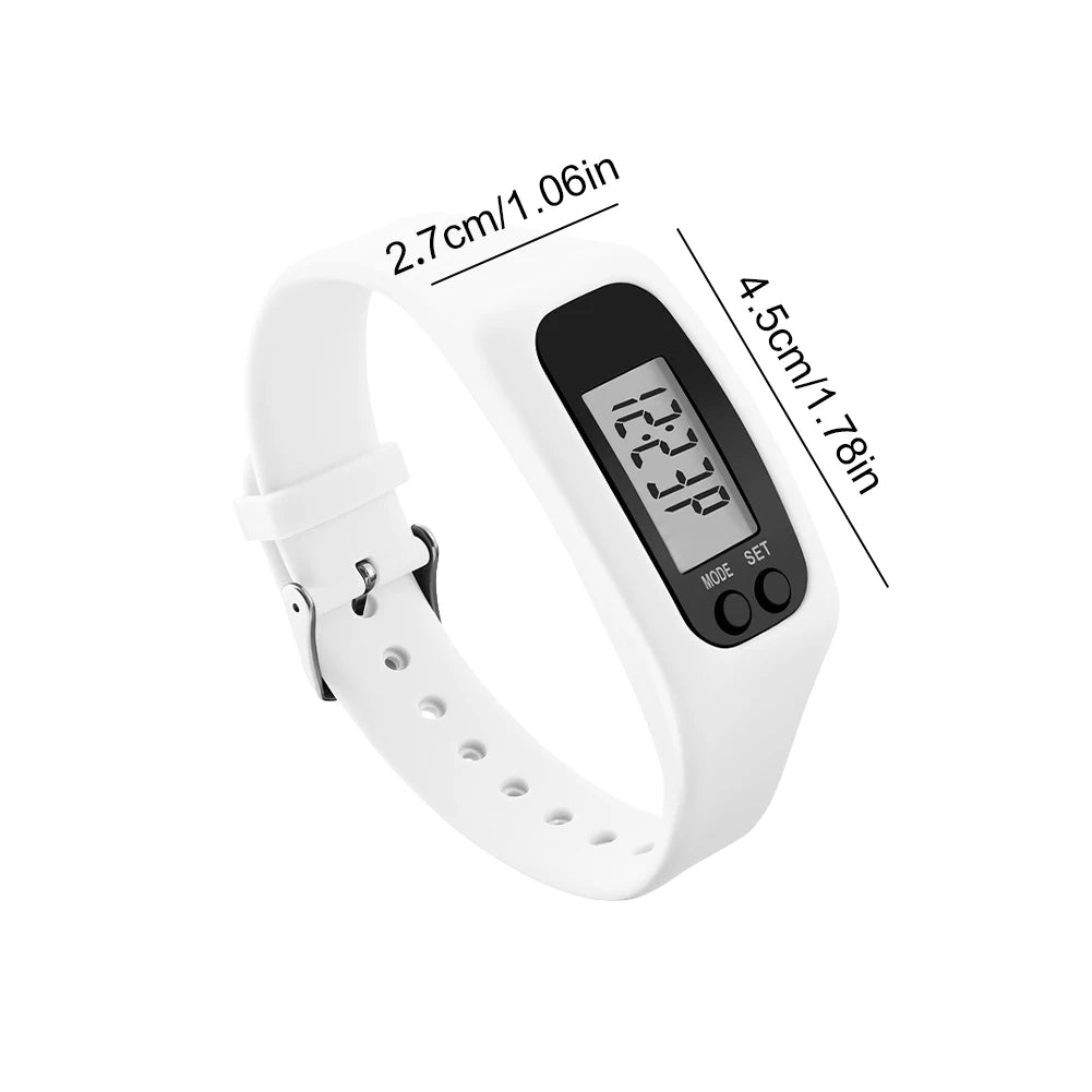 LED Pedometer Wrist Bracelet Calorie Counter