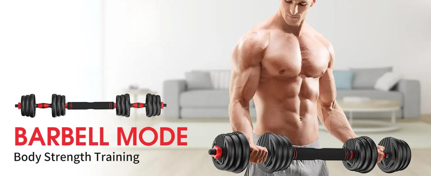 Free Weight Set with Connector