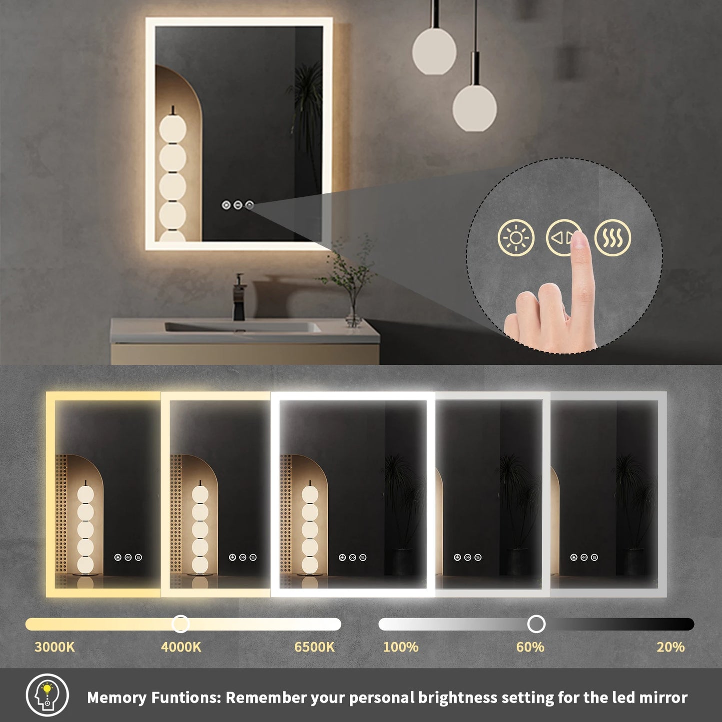 LED Lighted Mirror