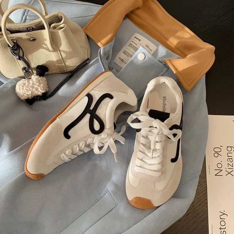 Casual Forrest Gump Women's Shoes Soft Bottom No More Tired Feet Casual Shoes Spring and Summer New Color blocking Running Sneakers