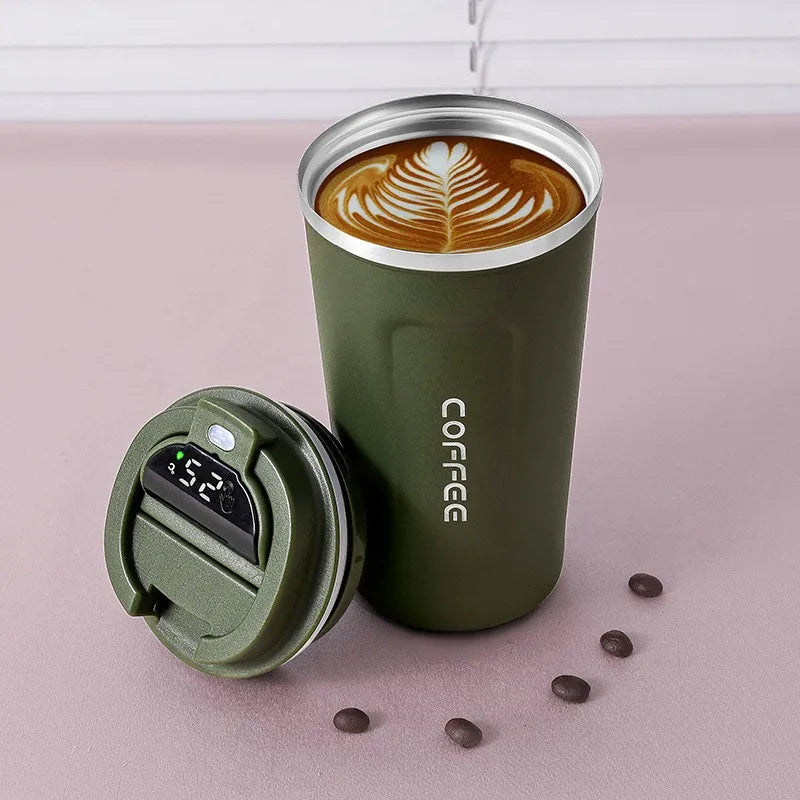 Durable BPA-Free Thermos with LCD Touch Screen