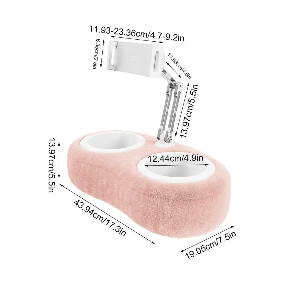Tablet Pillow Stand Foldable Portable Flexible for Phones Media Holder Multiple Angle Adjustable for Reading Tablet Pillow Stand