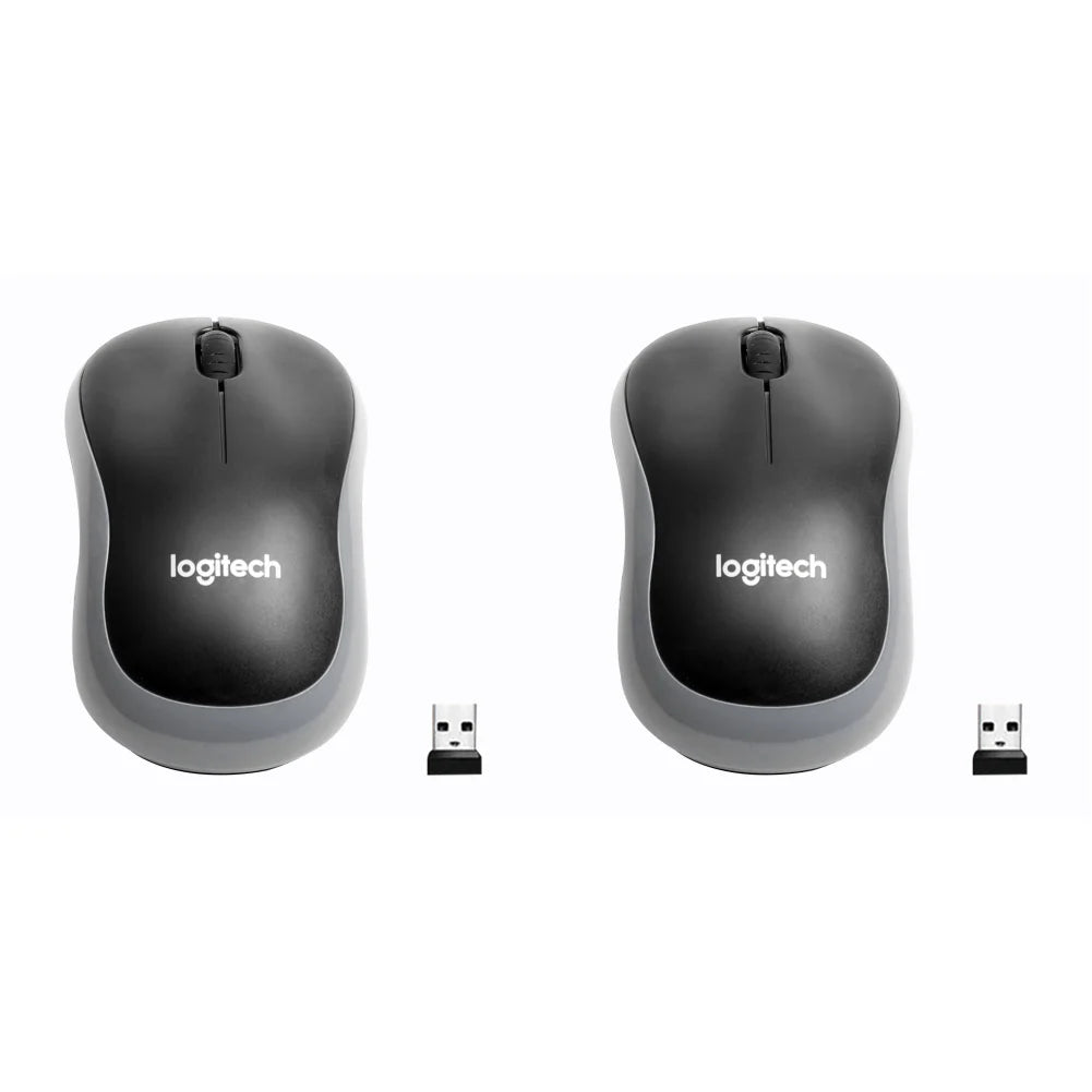 1-Pcs Logitech M185 Wireless Mouse with 2.4GHz USB Receiver Silent Gaming Optical Mice 1000DPI 3 Buttons for PC/Laptop Gamer