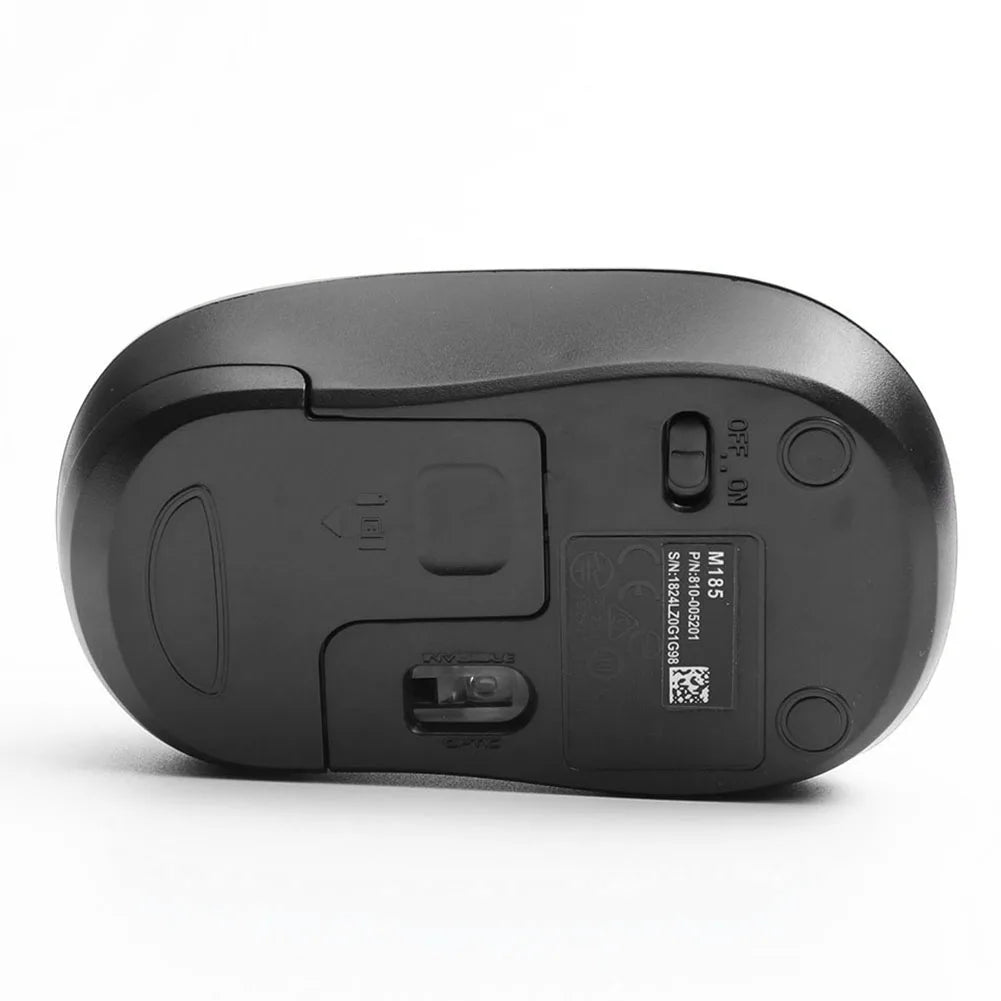 1-Pcs Logitech M185 Wireless Mouse with 2.4GHz USB Receiver Silent Gaming Optical Mice 1000DPI 3 Buttons for PC/Laptop Gamer