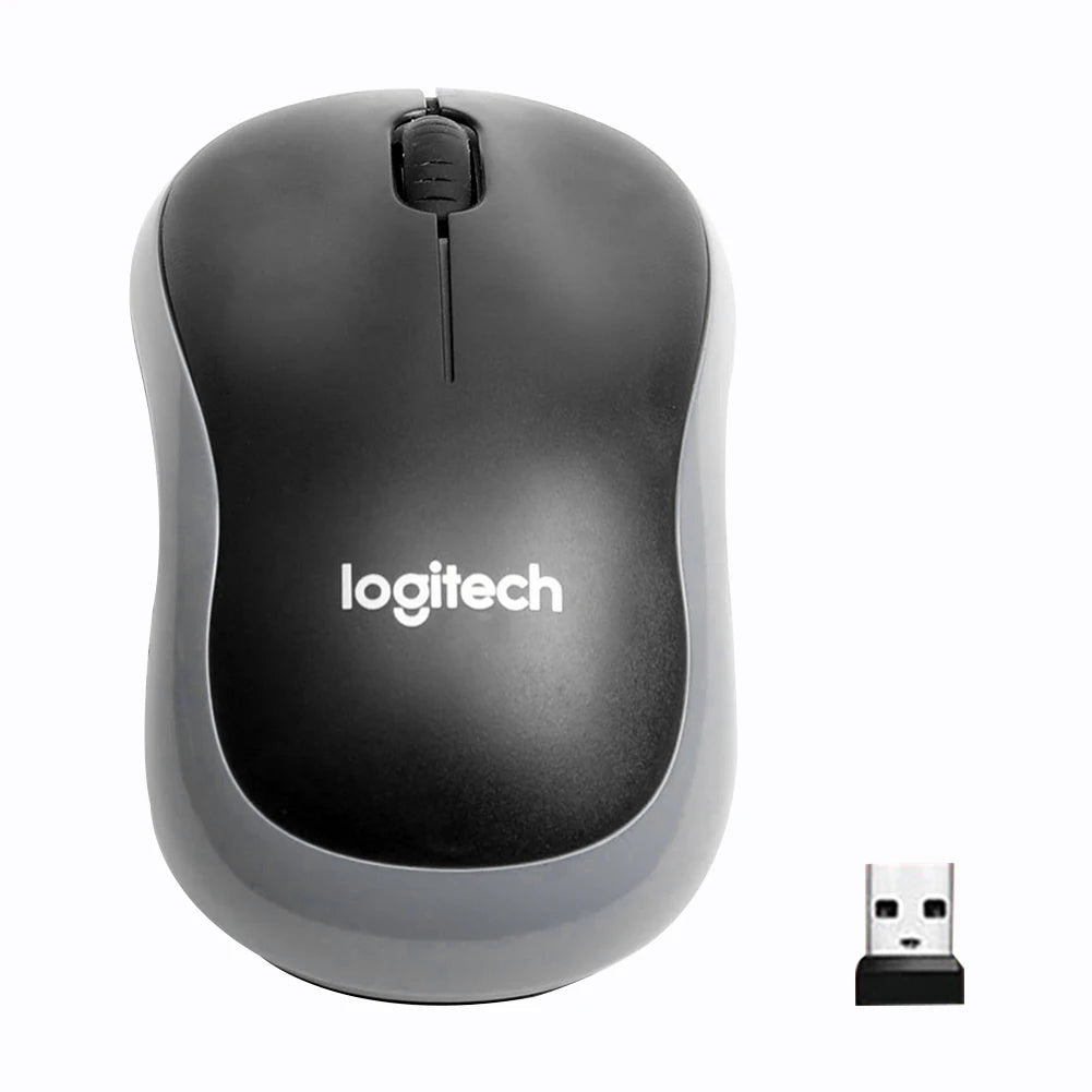 1-Pcs Logitech M185 Wireless Mouse with 2.4GHz USB Receiver Silent Gaming Optical Mice 1000DPI 3 Buttons for PC/Laptop Gamer