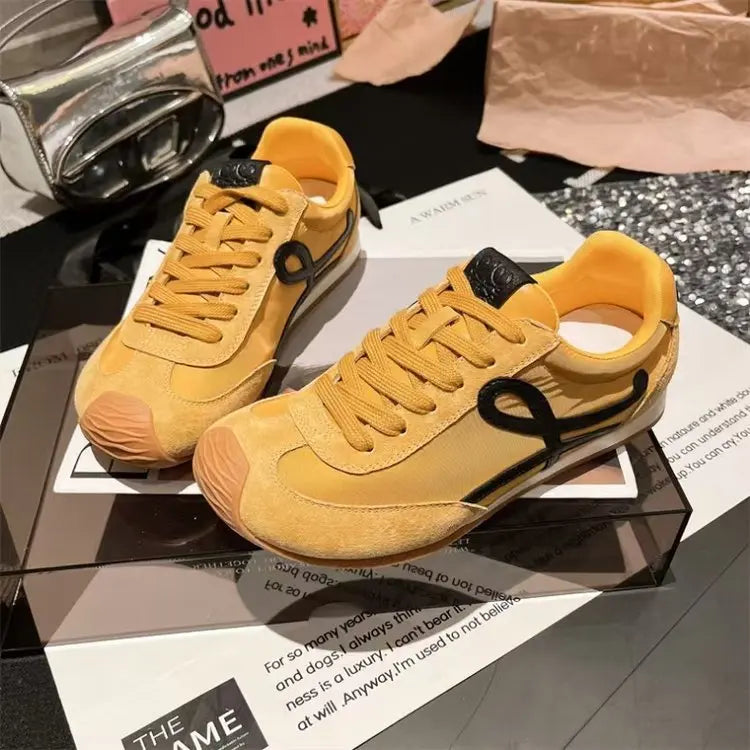 Casual Forrest Gump Women's Shoes Soft Bottom No More Tired Feet Casual Shoes Spring and Summer New Color blocking Running Sneakers