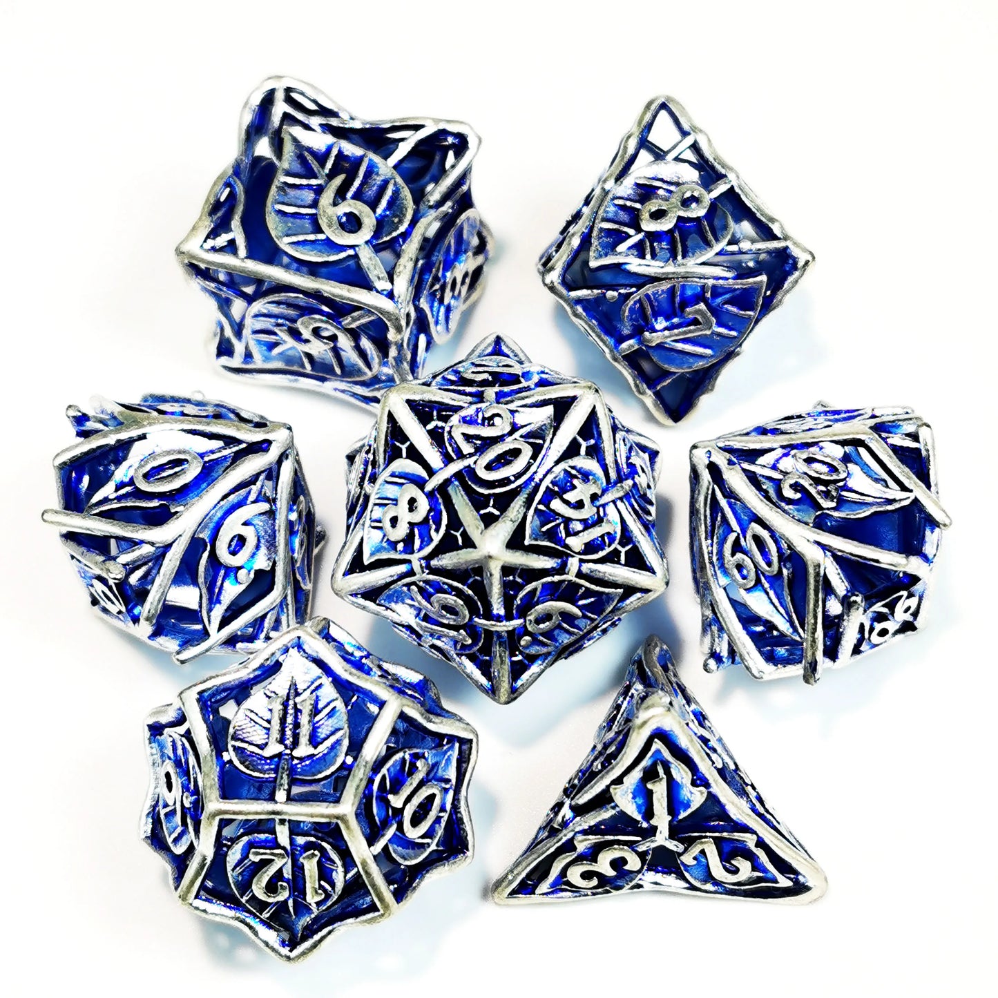 Dungeons and Dragons Metal Dice Set