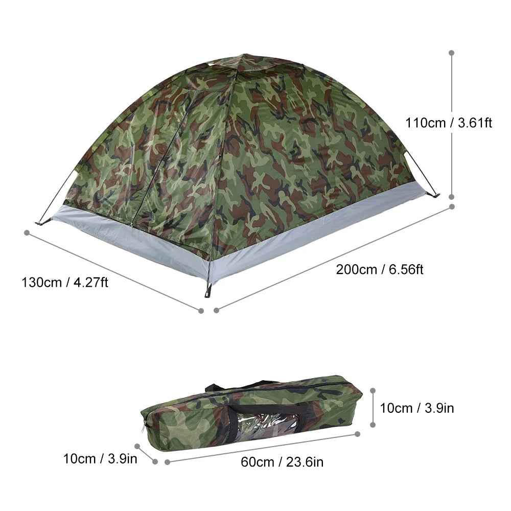 Portable Camouflage Camping Tent