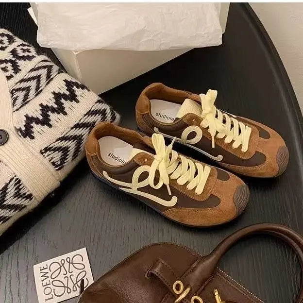 Casual Forrest Gump Women's Shoes Soft Bottom No More Tired Feet Casual Shoes Spring and Summer New Color blocking Running Sneakers