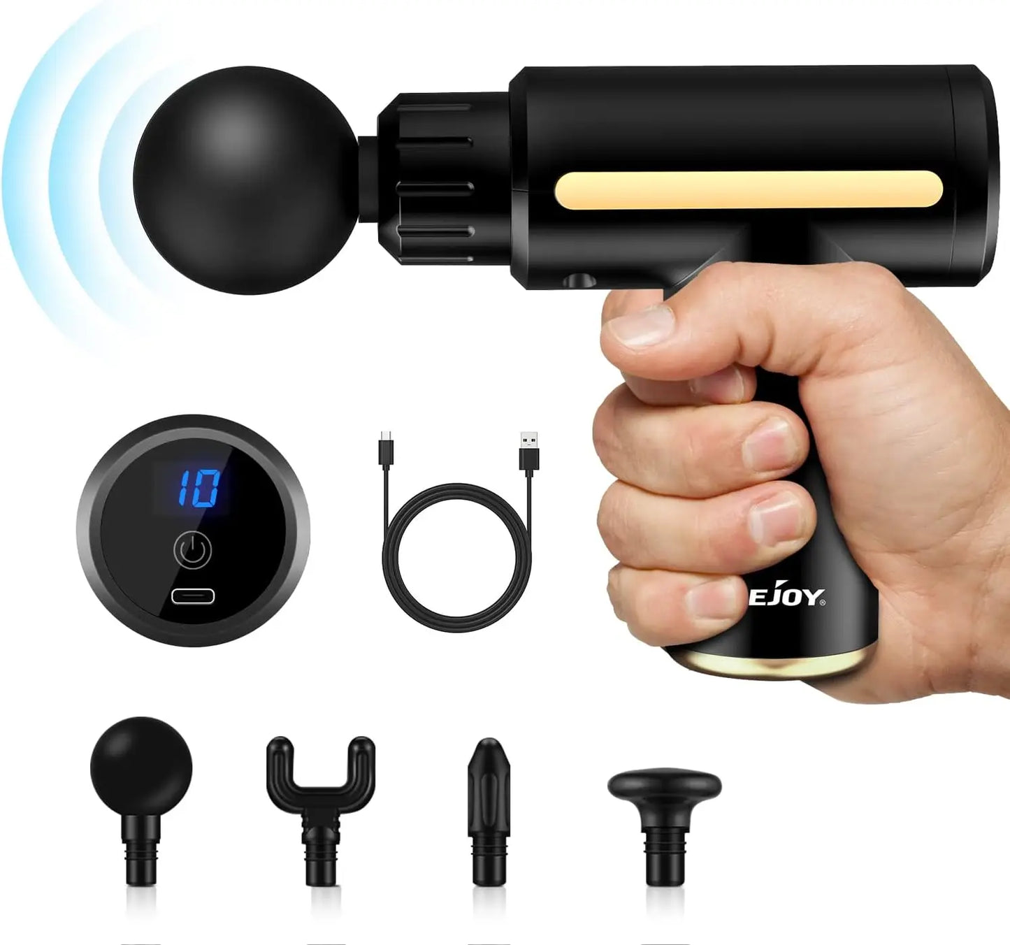 Sejoy 10 Speed Deep Tissue Percussion Muscle Relax Massager