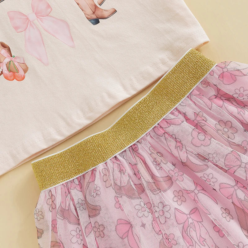 Girls Short Sleeve Summer Set
