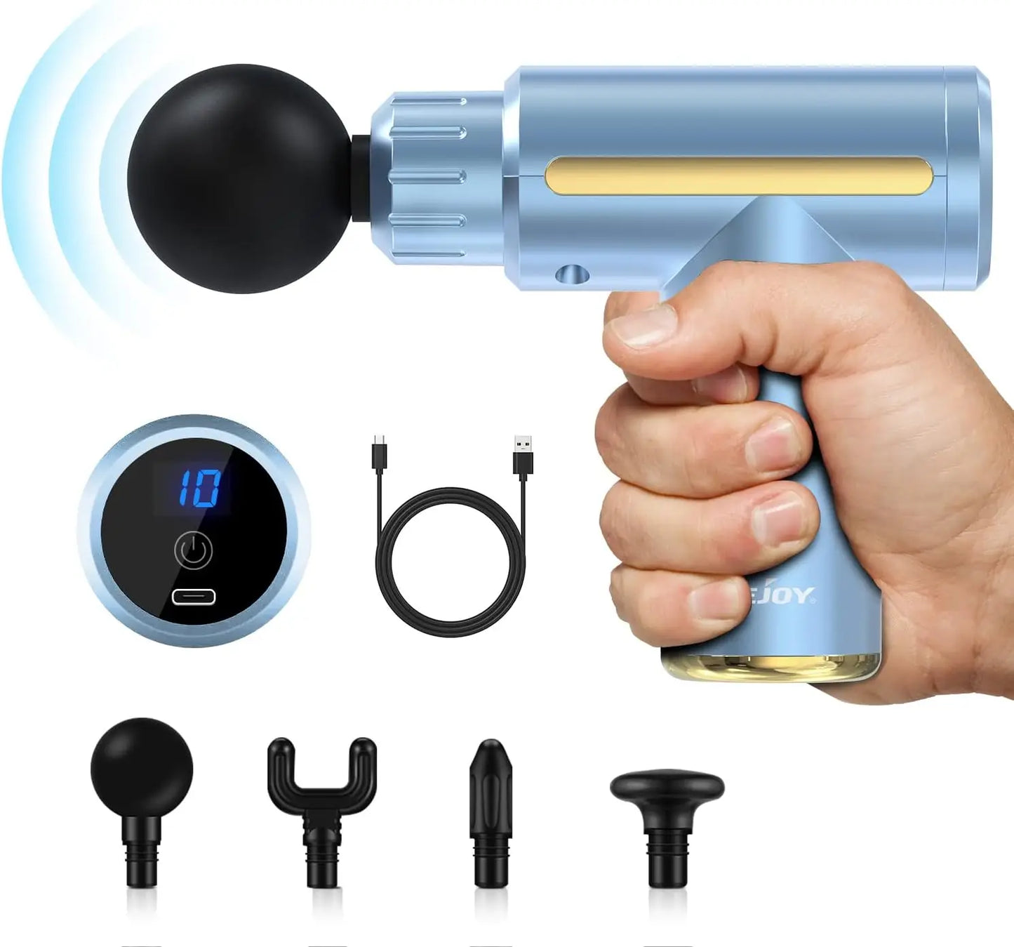 Sejoy 10 Speed Deep Tissue Percussion Muscle Relax Massager