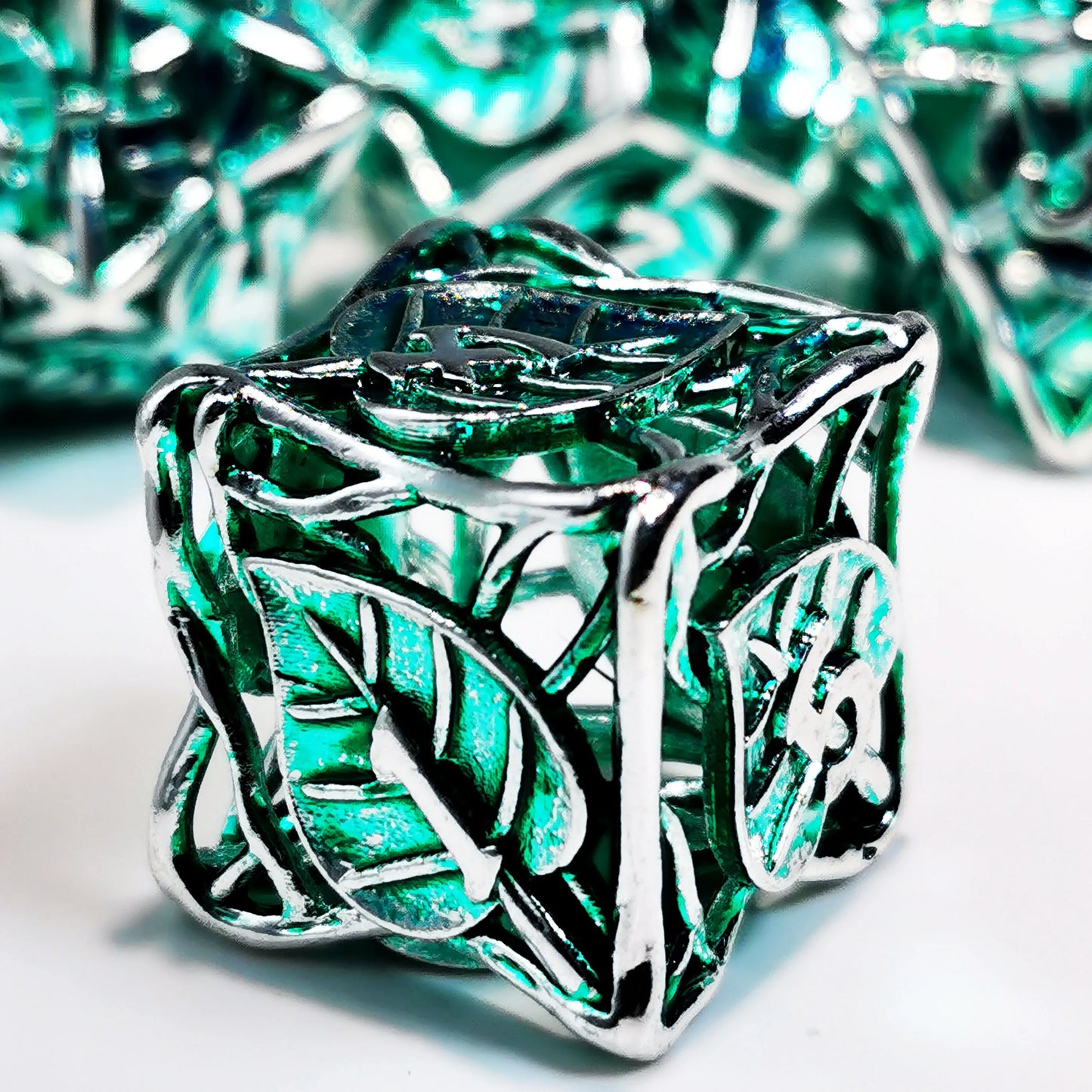 Dungeons and Dragons Metal Dice Set