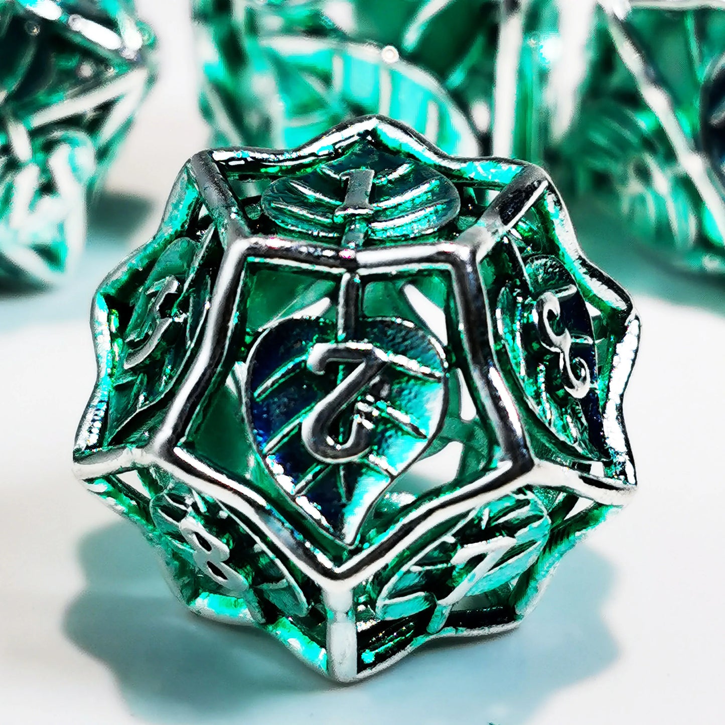 Dungeons and Dragons Metal Dice Set