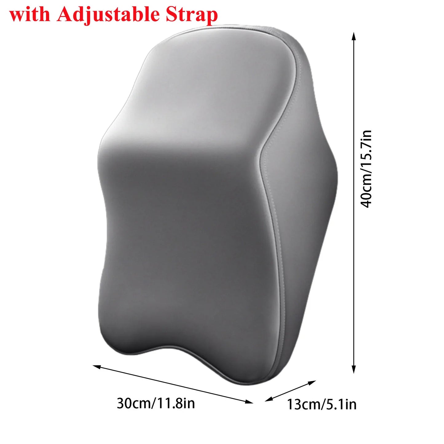 Memory Foam Neck Pillow Car Comfortable Seat Supports Lumbar Backrest Car Seat Headrest Cushion Pads For Neck Pain Relief