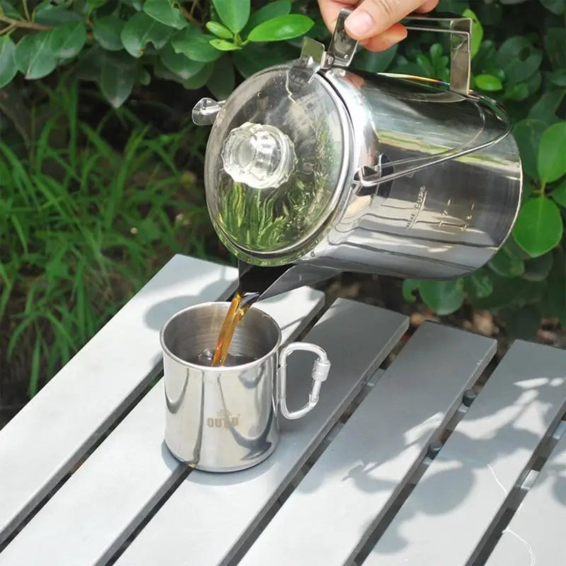 Camping Percolator Coffee Pot