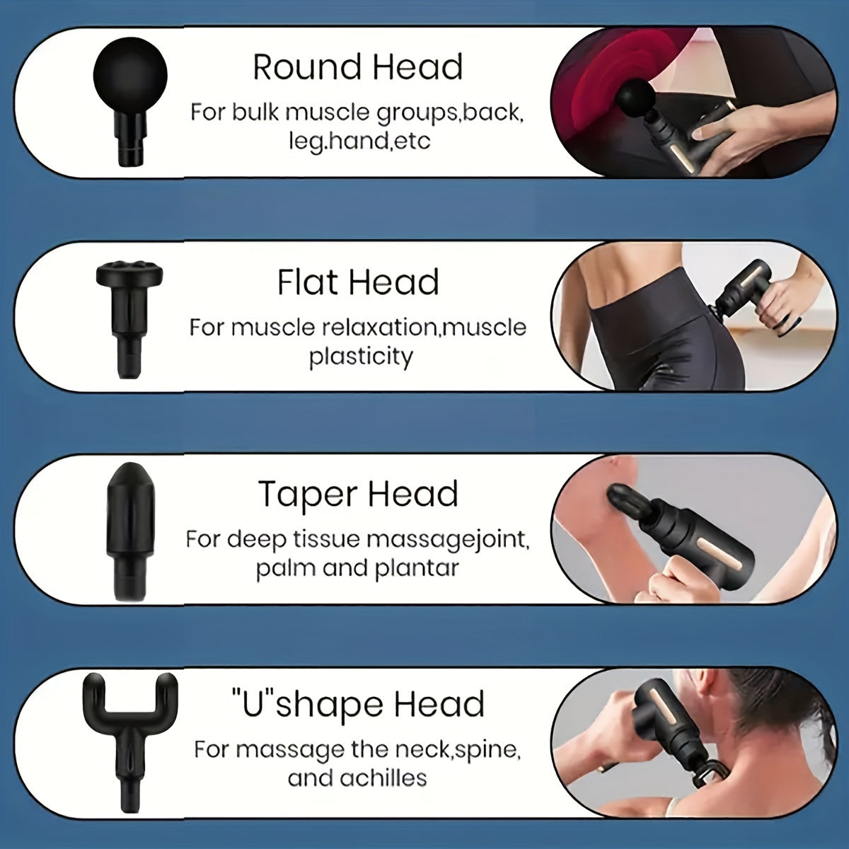 Sejoy 10 Speed Deep Tissue Percussion Muscle Relax Massager
