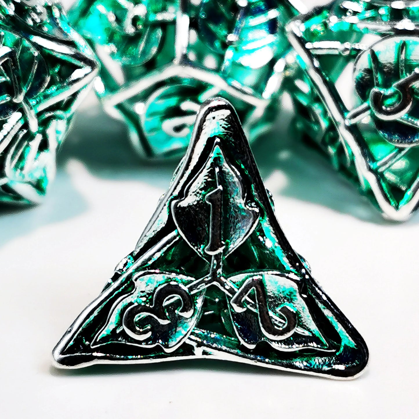Dungeons and Dragons Metal Dice Set