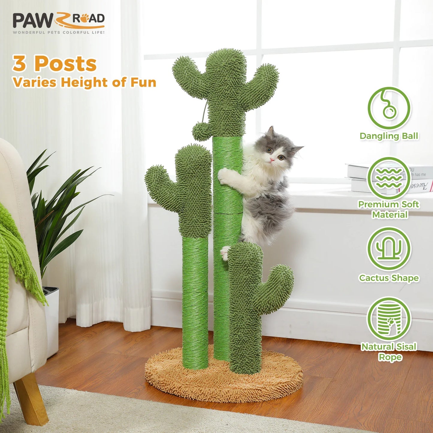 Natural Cat Scratching Post