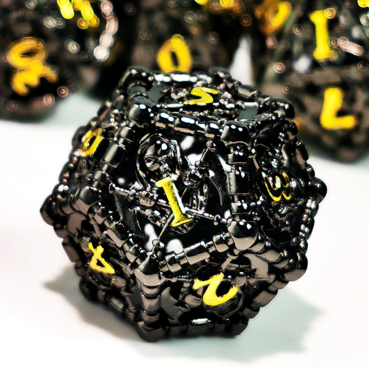 Dungeons and Dragons Metal Dice Set