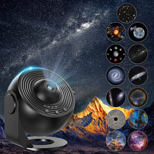 Galaxy Projector, Planetarium Star Projector Realistic Starry Sky Night Light, Solar System Constellation Moon for Children's Bedroom
