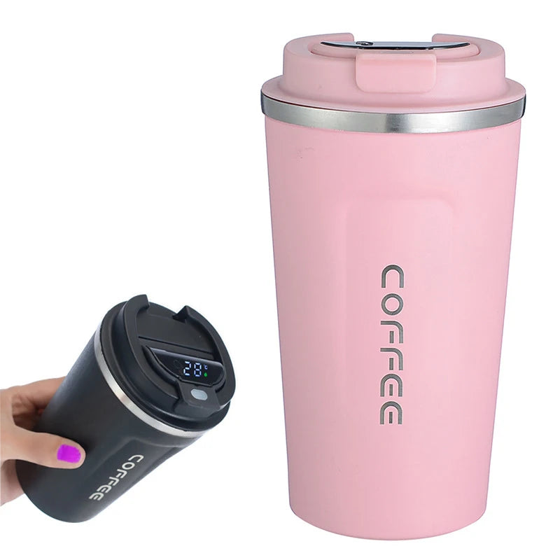 Durable BPA-Free Thermos with LCD Touch Screen