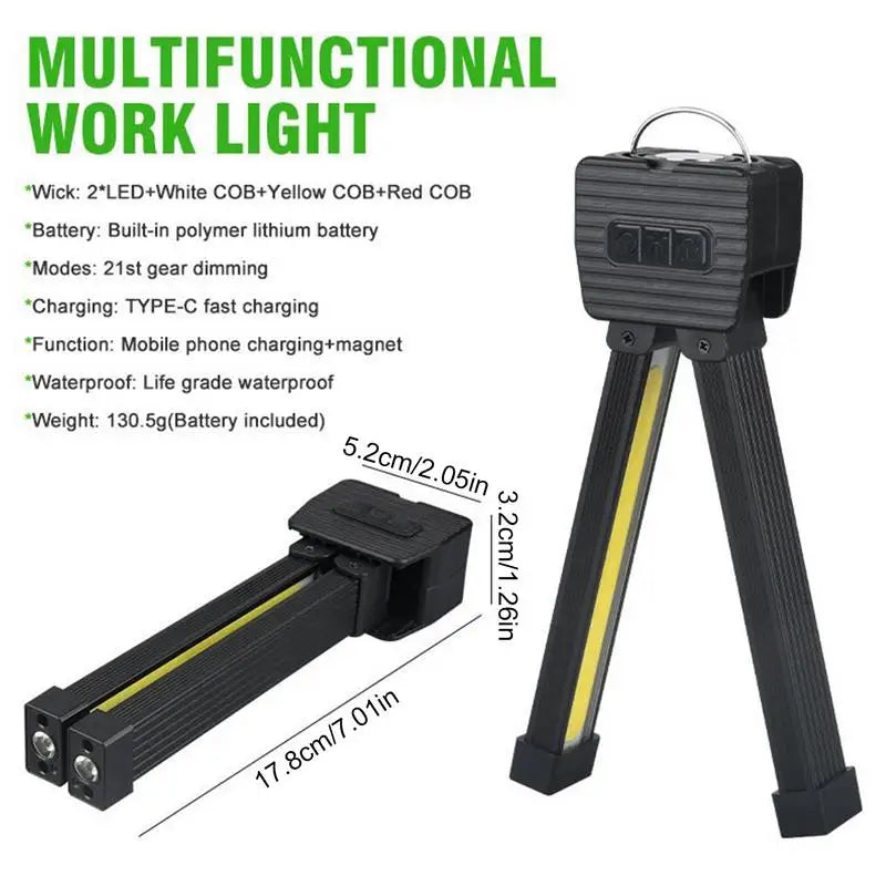 Waterproof Magnetic Posing Lamp with Hook