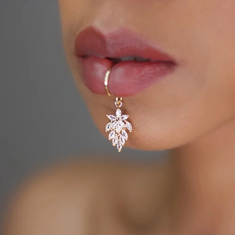 Diamond Lip Cuff Jewelry