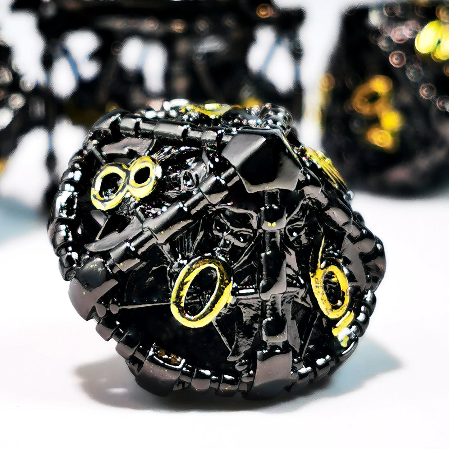 Dungeons and Dragons Metal Dice Set