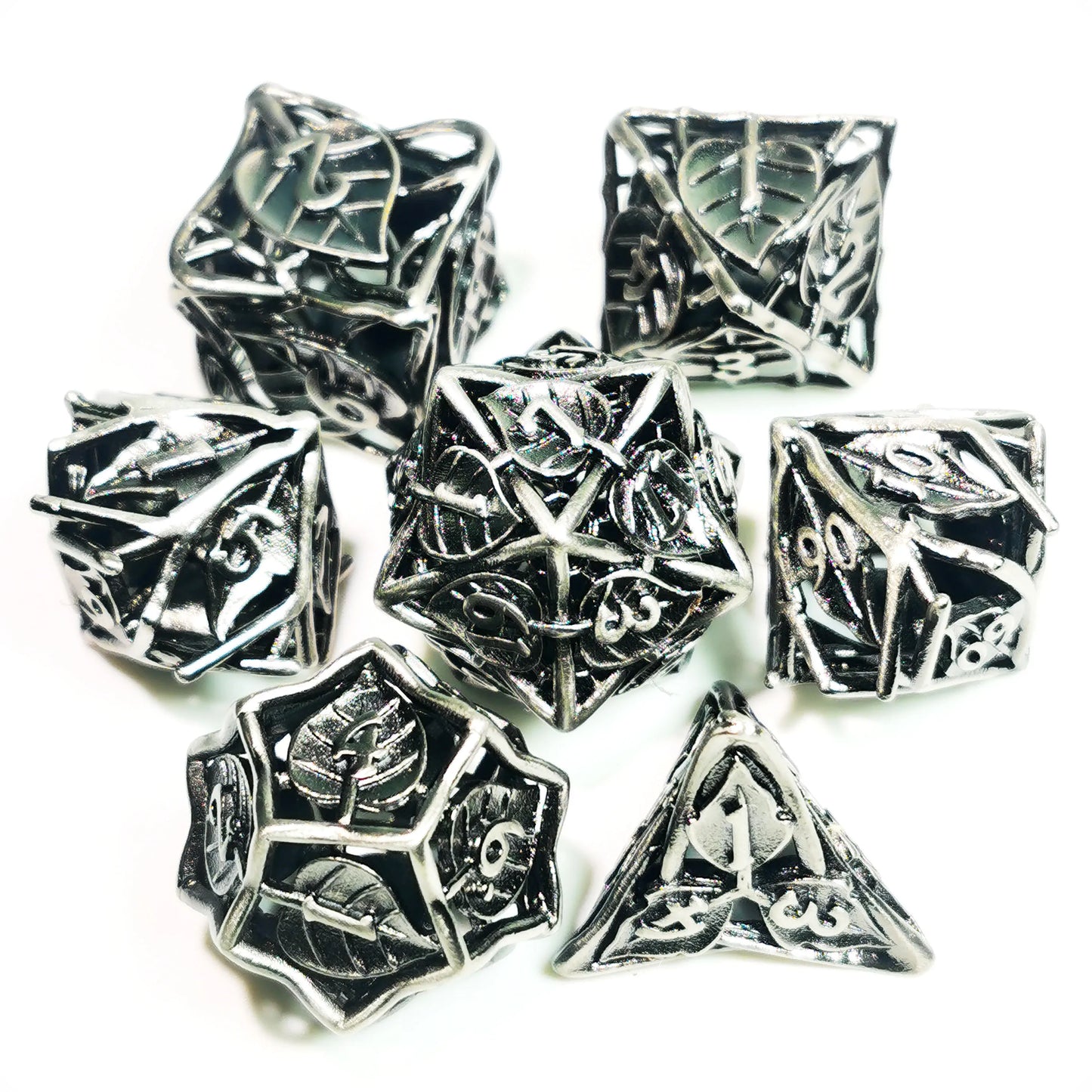 Dungeons and Dragons Metal Dice Set