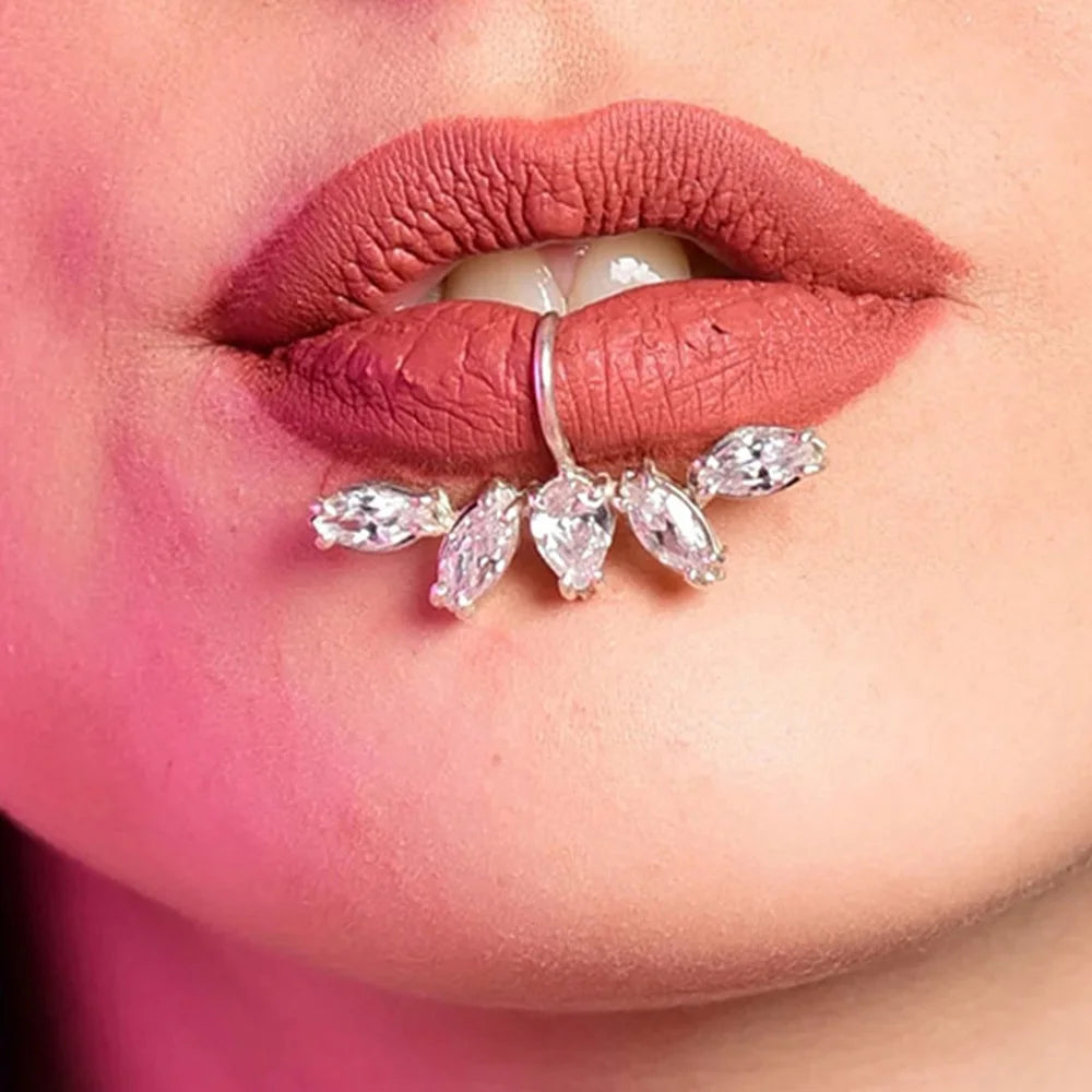 Diamond Lip Cuff Jewelry
