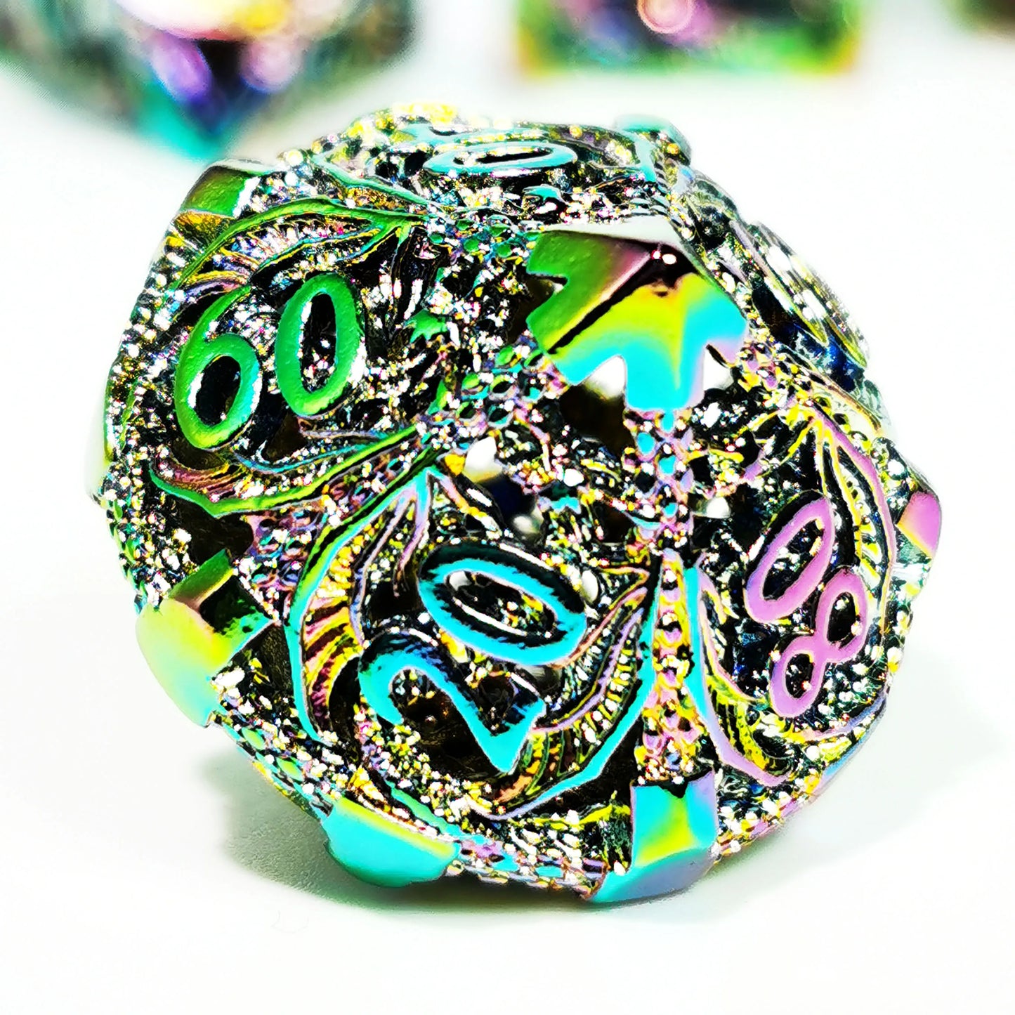 Dungeons and Dragons Metal Dice Set