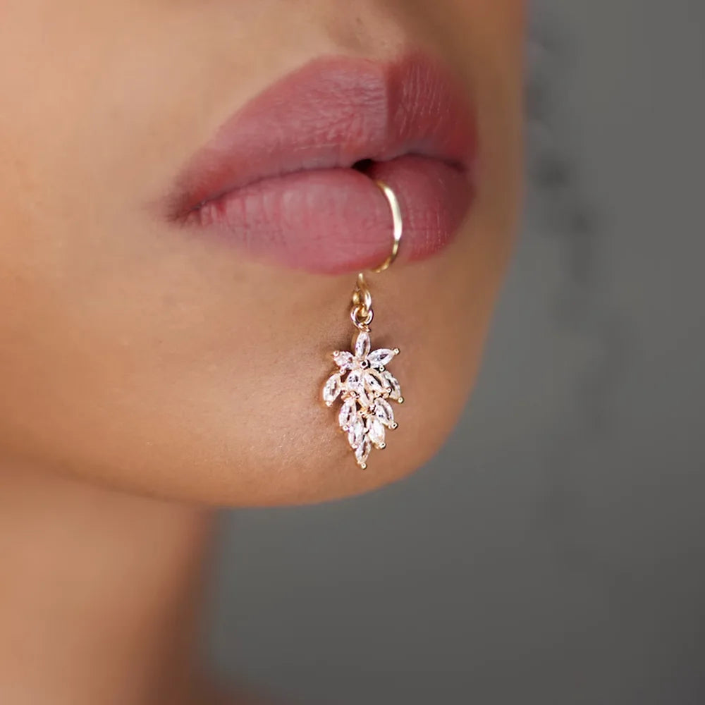 Diamond Lip Cuff Jewelry