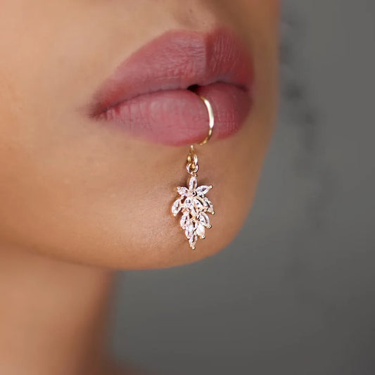 Diamond Lip Cuff Jewelry